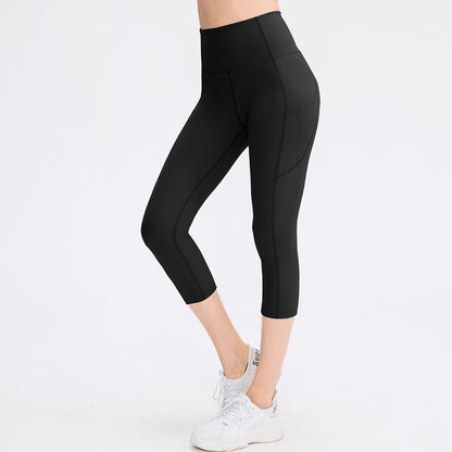 Capri leggings with pocket