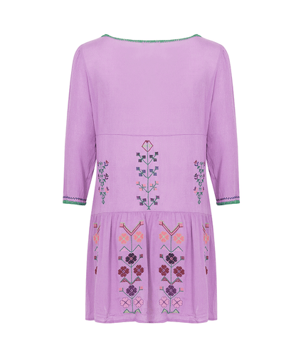 Embroidered cotton Dress