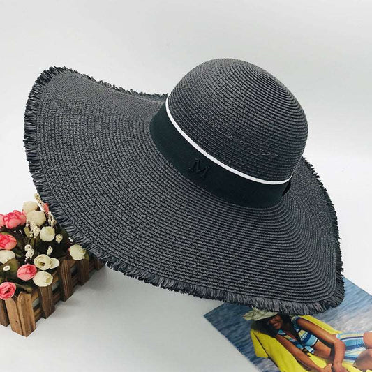 Broad-Brimmed Straw Hat