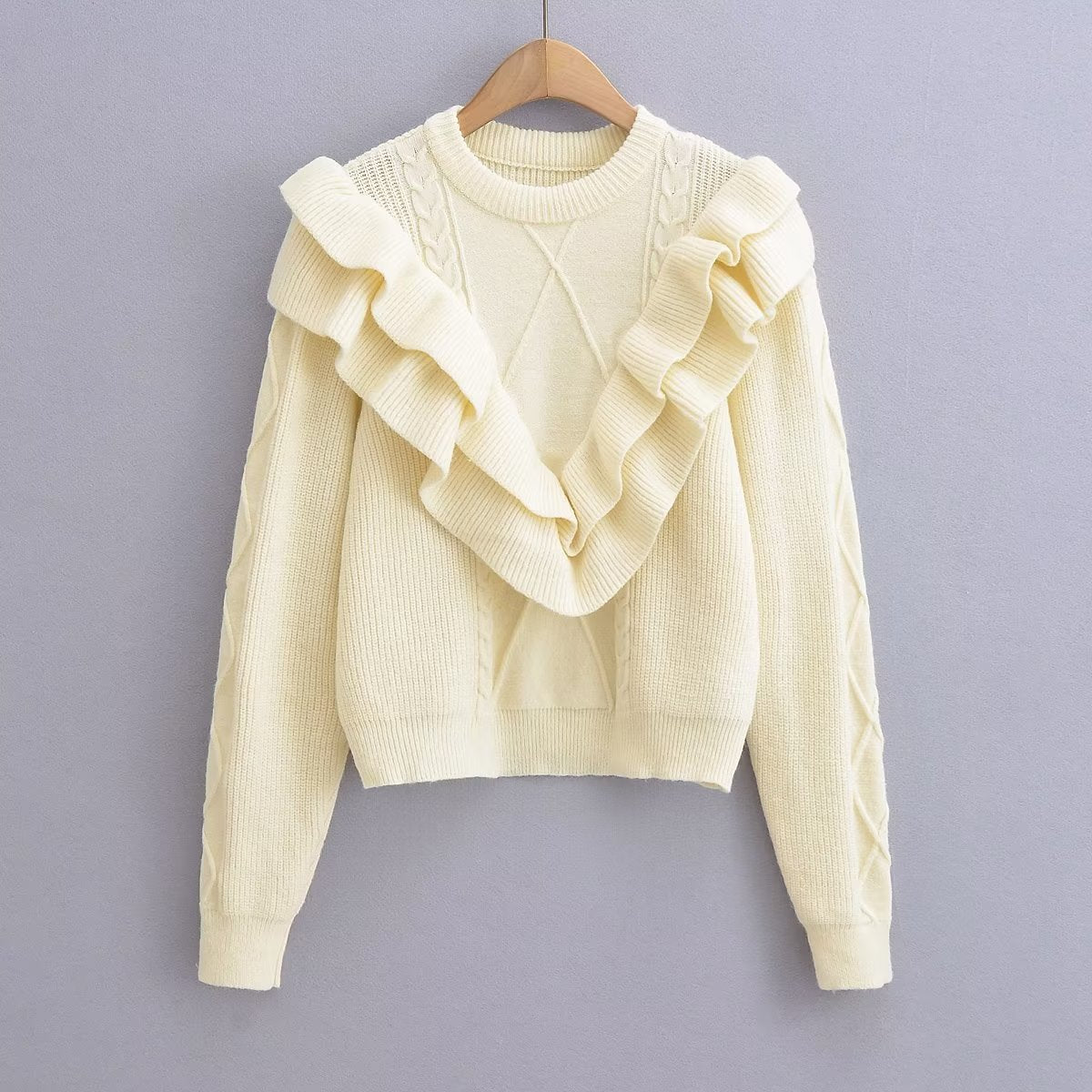 Ruffled  Sweater