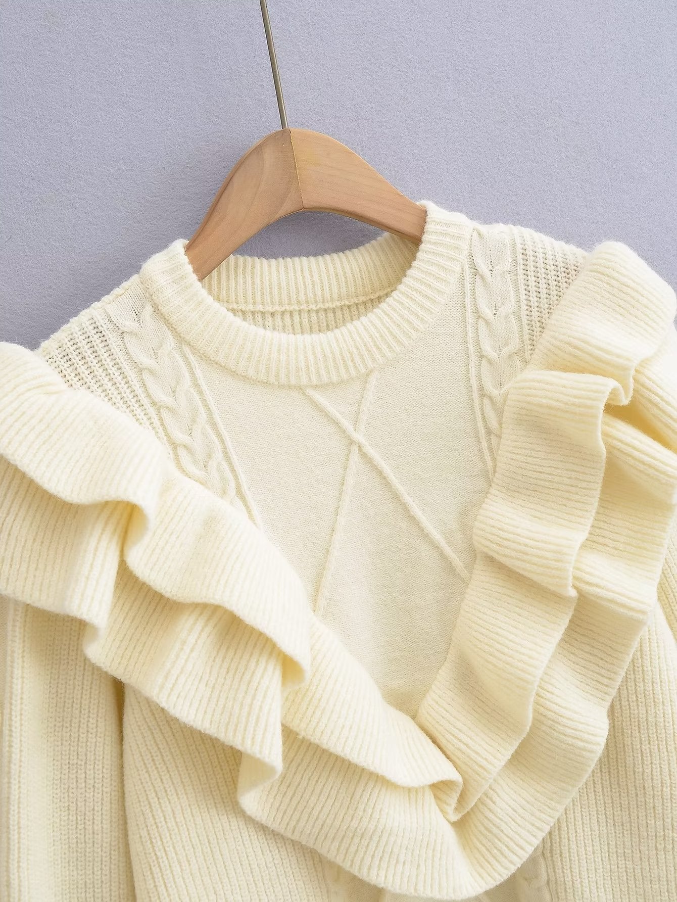 Ruffled  Sweater