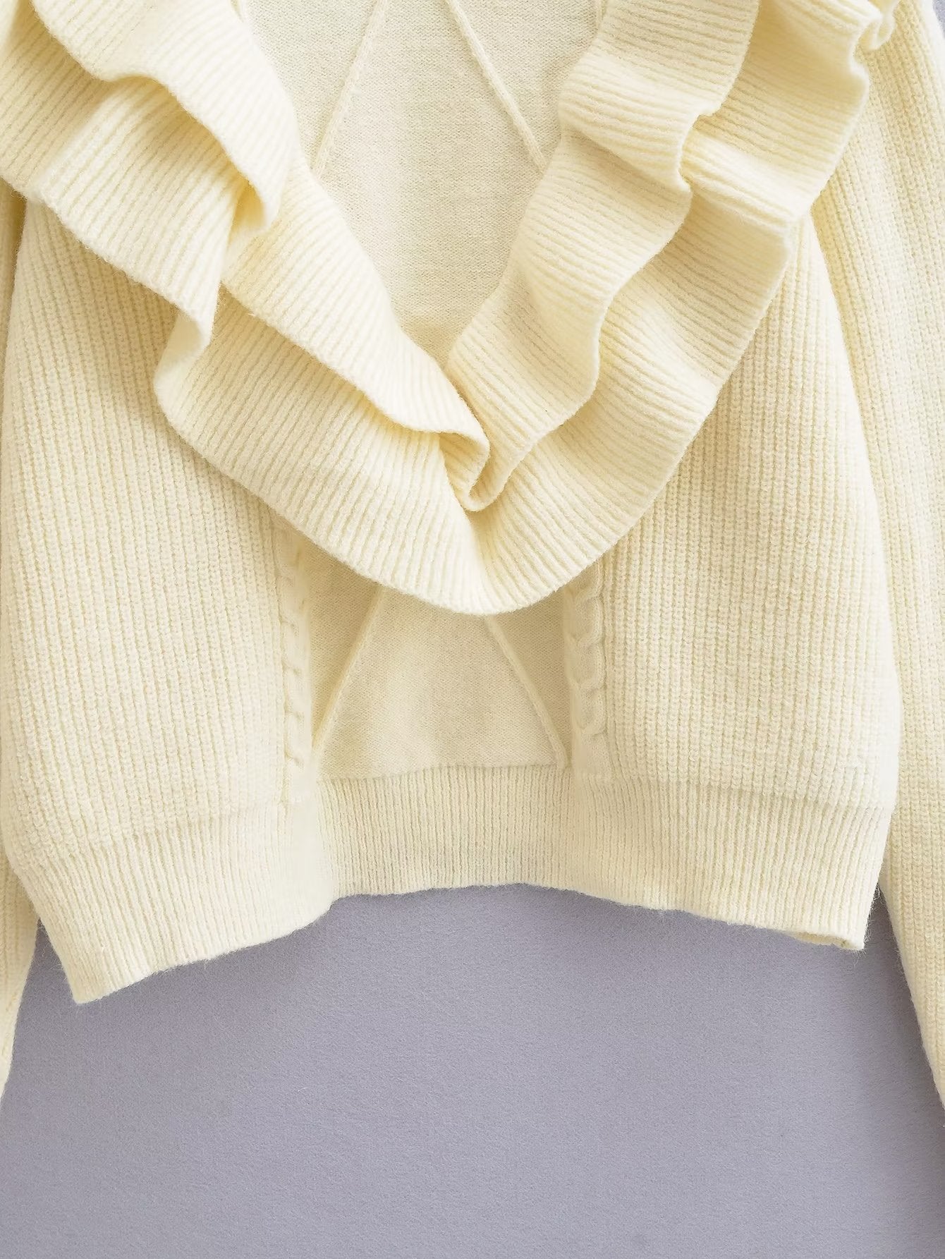 Ruffled  Sweater