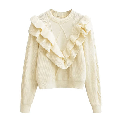 Ruffled  Sweater