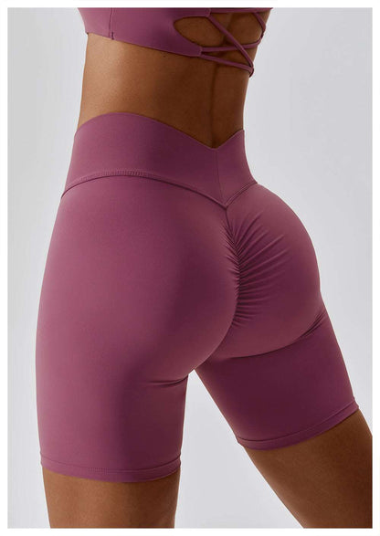 Contour back seamless shorts