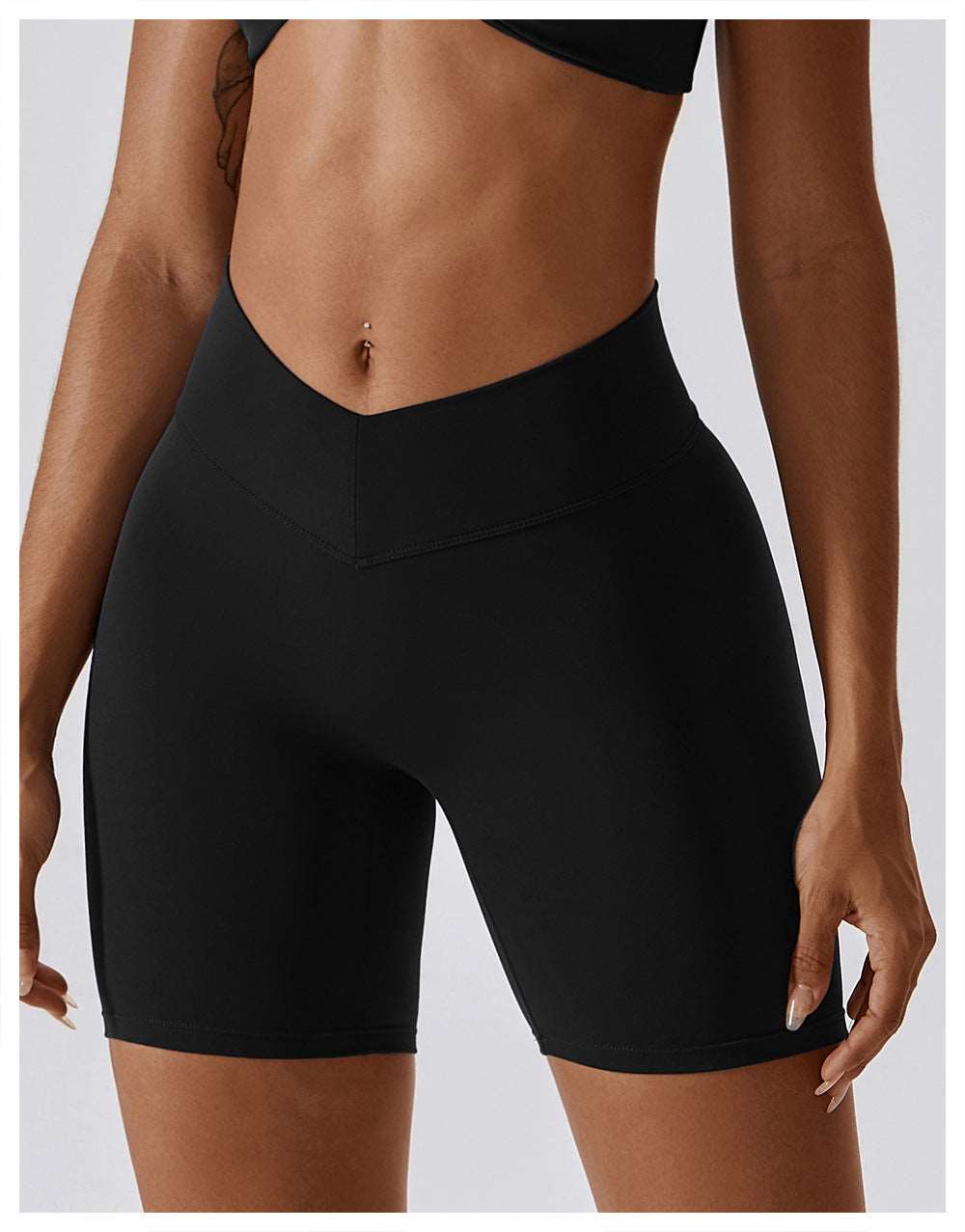 Contour back seamless shorts