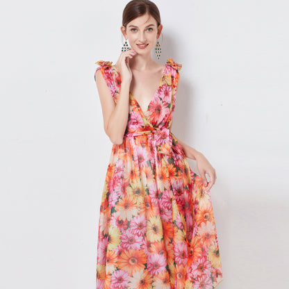 Printed summer dress