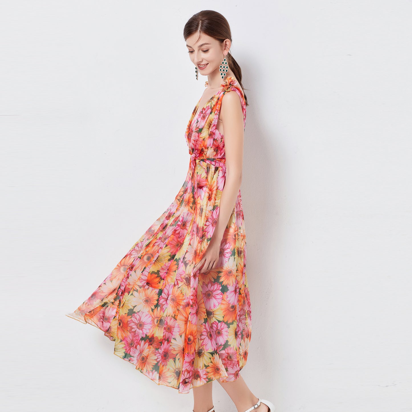 Printed summer dress