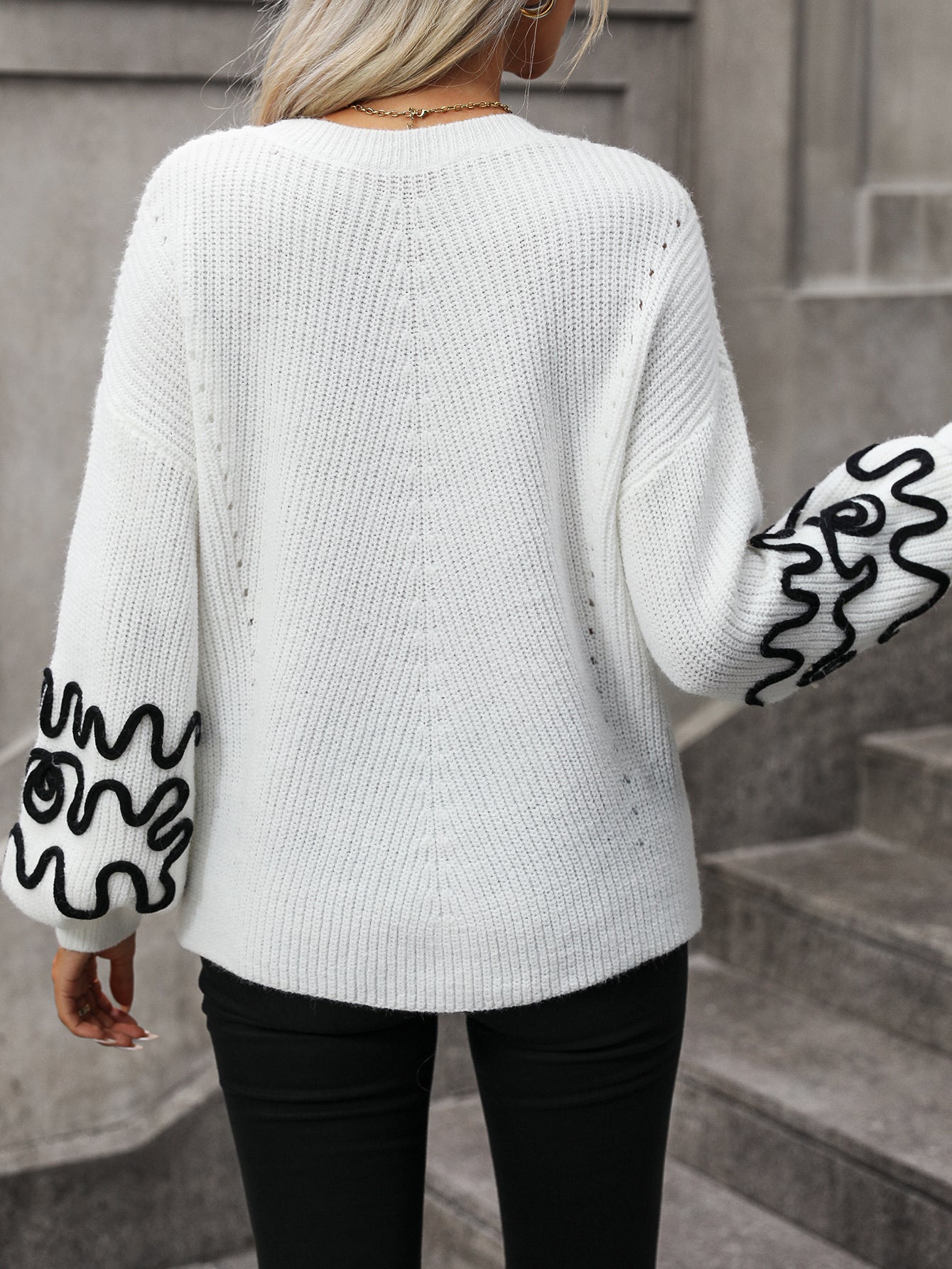 Embroidered Sweater