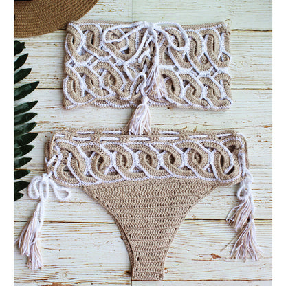 Hand made crochet bikini set