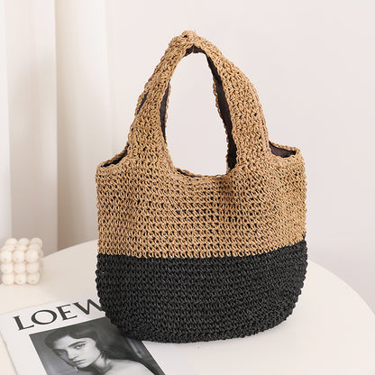 Two tone beach bag