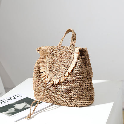 Straw summer back pack