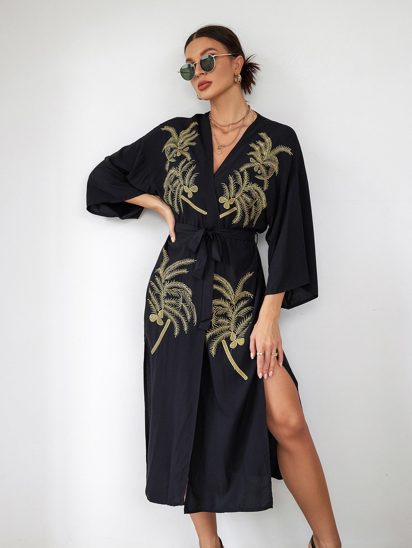 Embroidered Beach Cover up