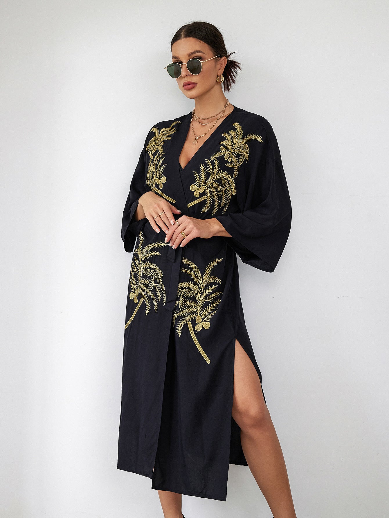 Embroidered Beach Cover up