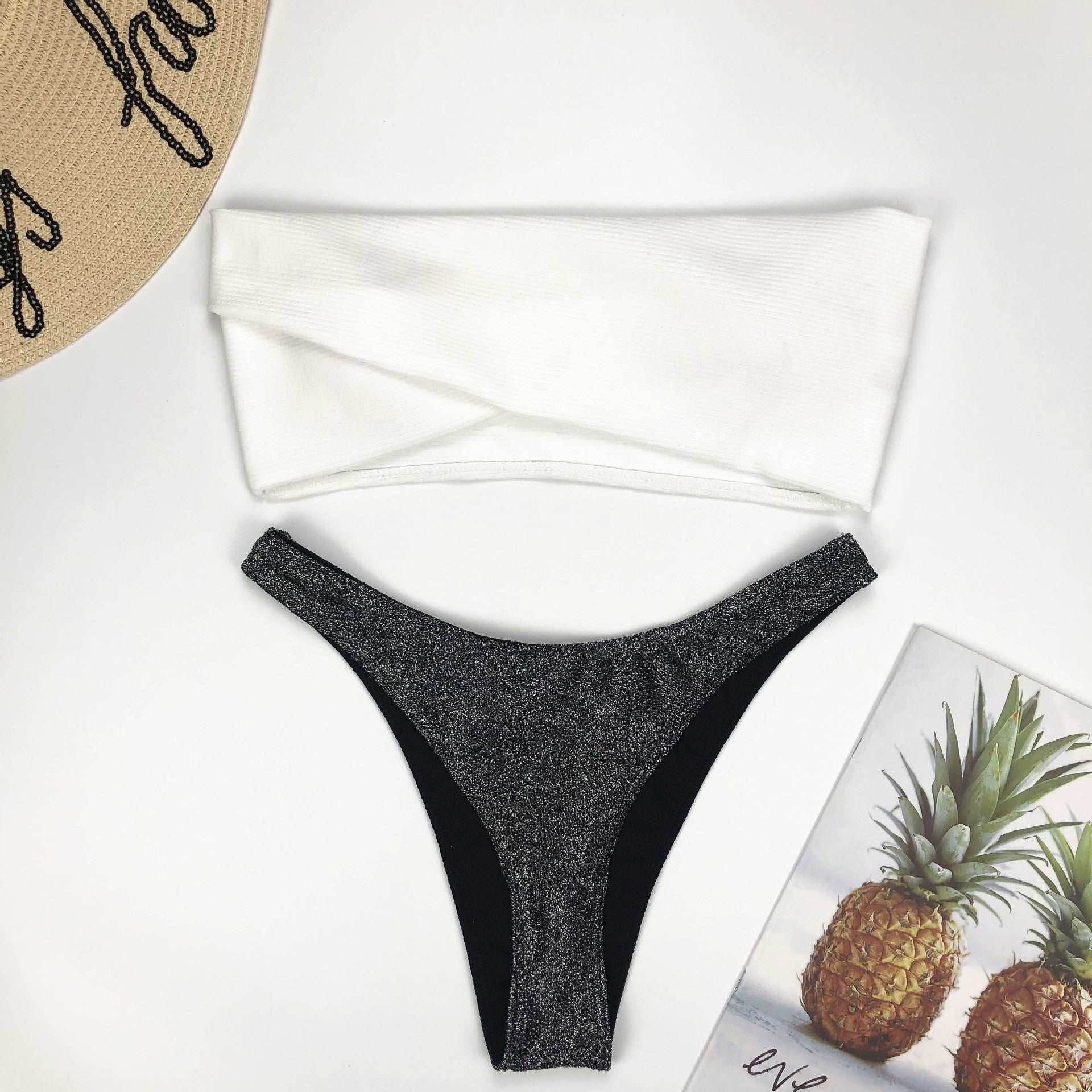 Bandeau bikini set