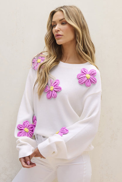 Embroidered sweater