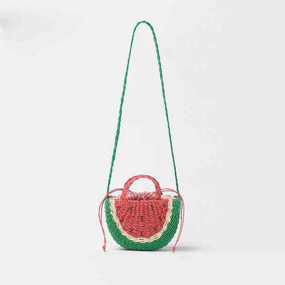 Watermelon Straw Bag