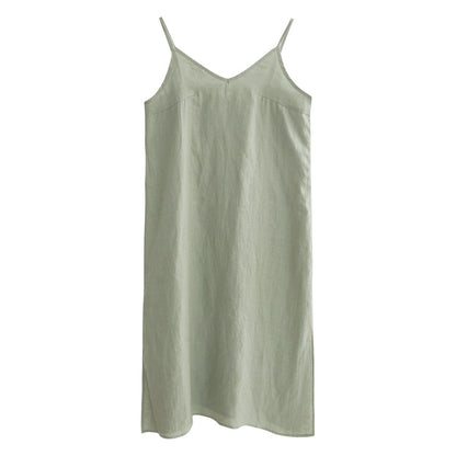 Pure Linen Slip Dress