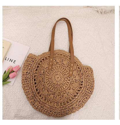 Round Straw Bag