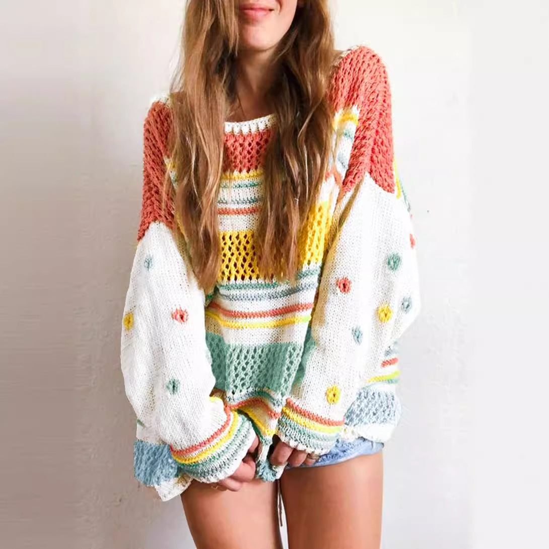 Embroidered sweater