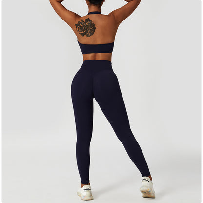 Ruched front sports bra