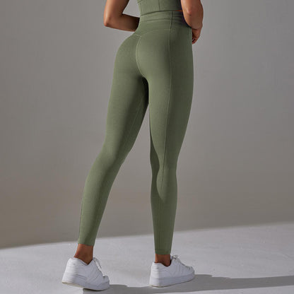 Textured high waist shaping leggings