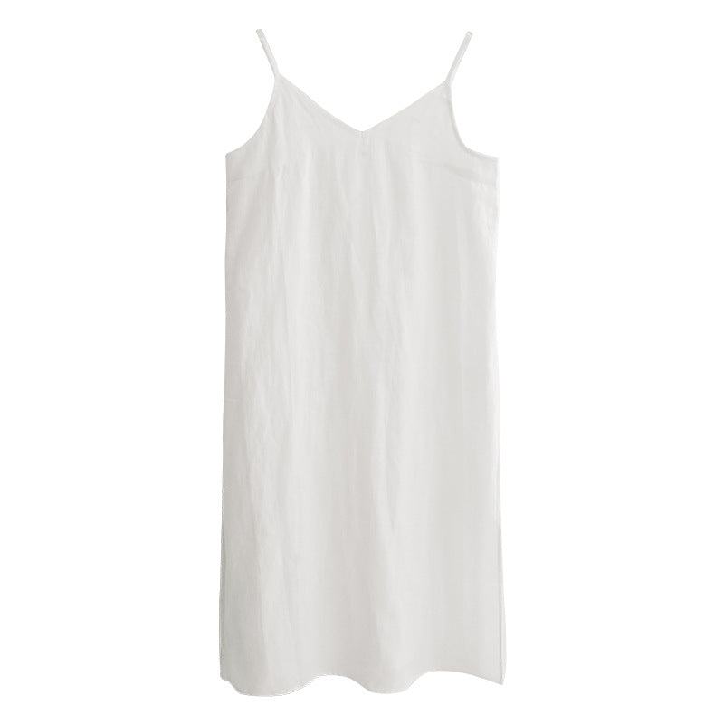 Pure Linen Slip Dress