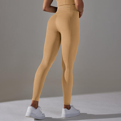 Textured high waist shaping leggings