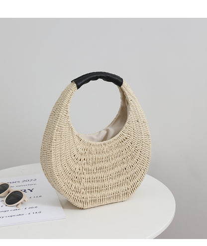 Straw hand bag