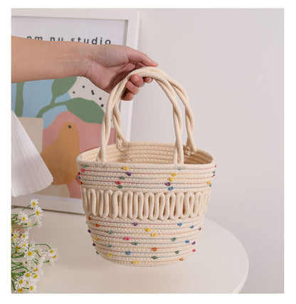 Hand woven summer bag