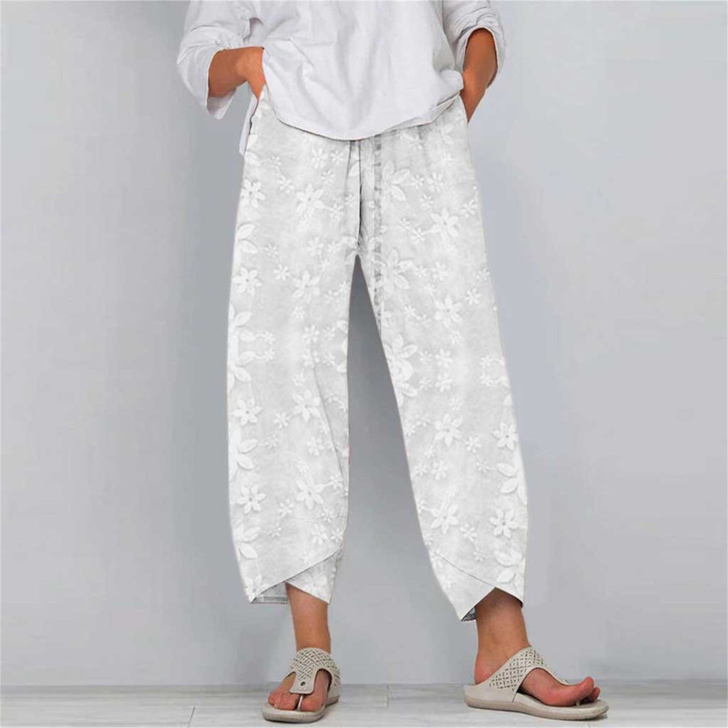 Embroidered trousers