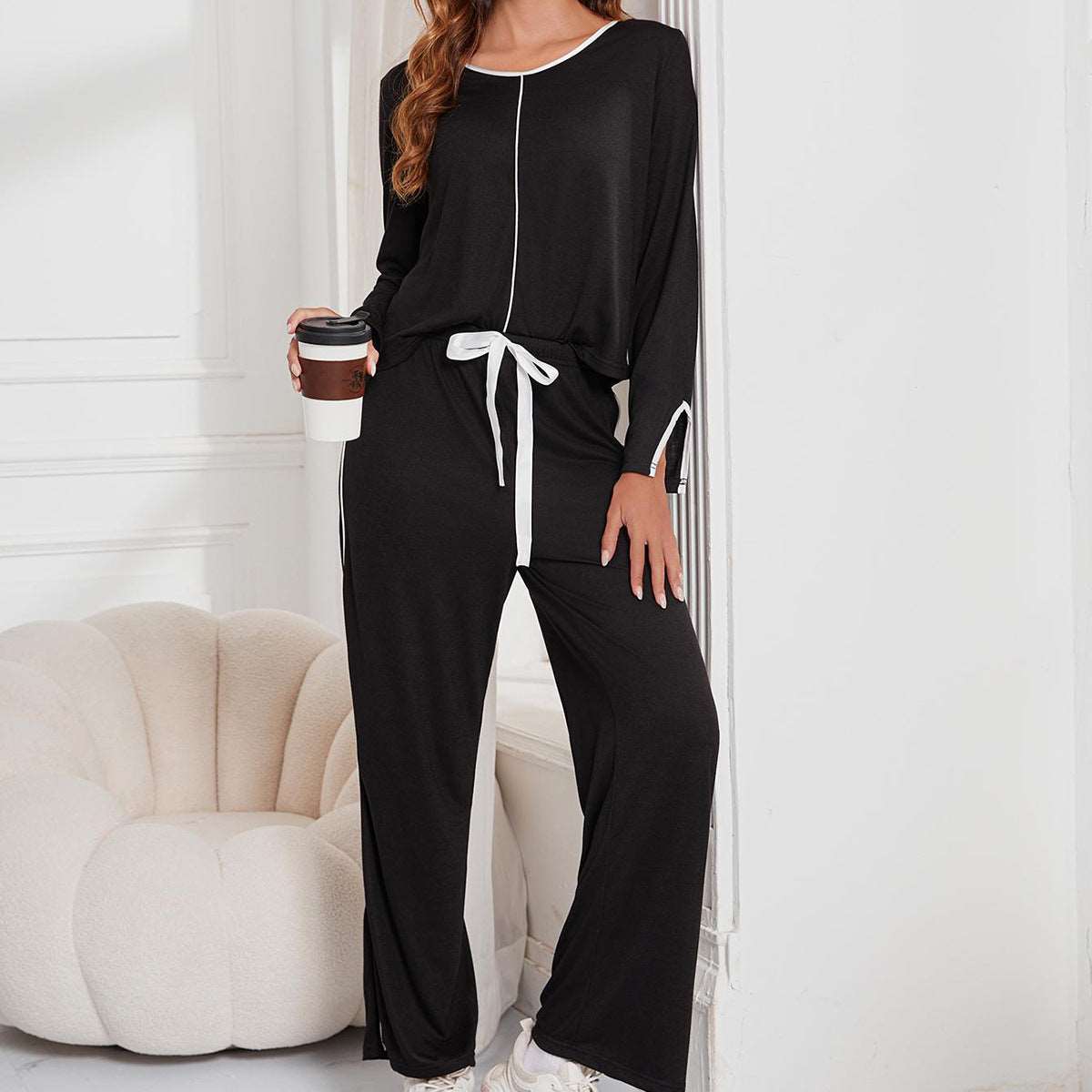 Comfy knitted loungewear set