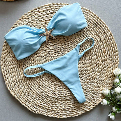 Bandeau Bikini set