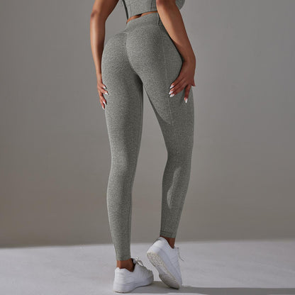 Textured high waist shaping leggings