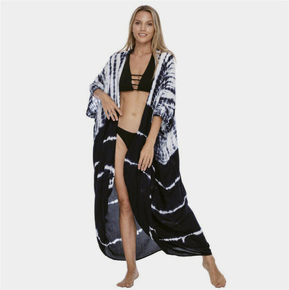 Printed beach cover up