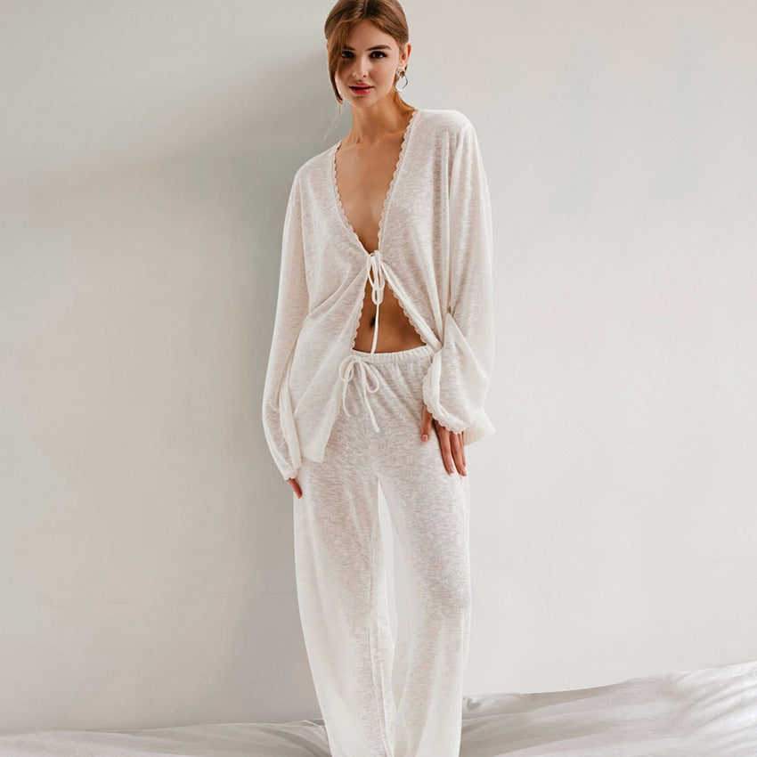 Knitted two piece  loungewear set