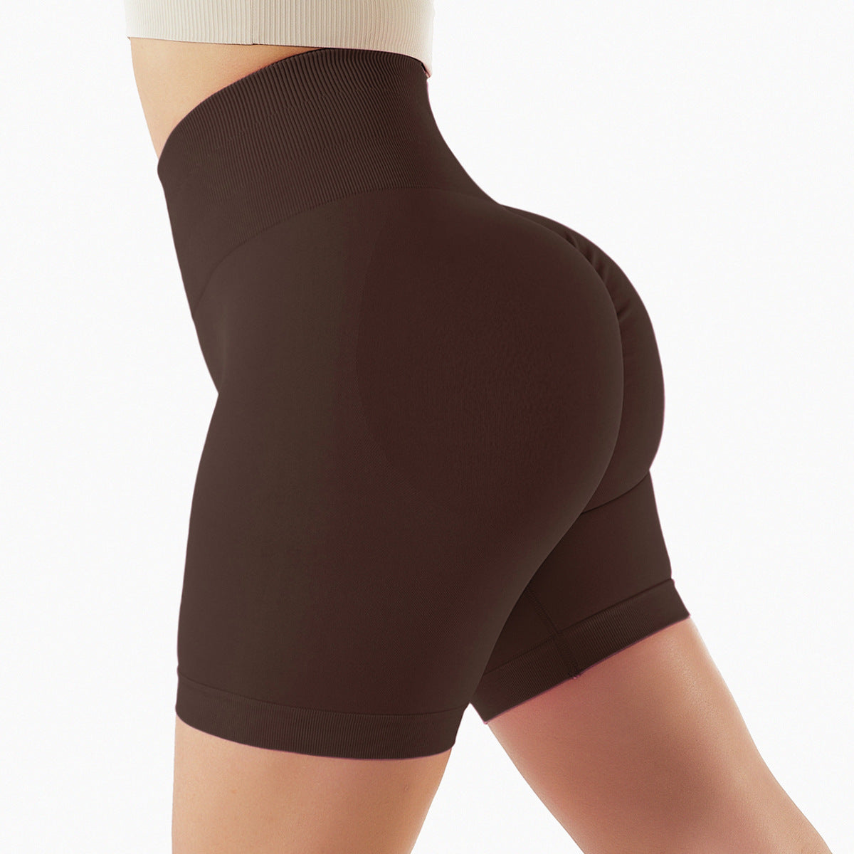 Seamless high waist shorts