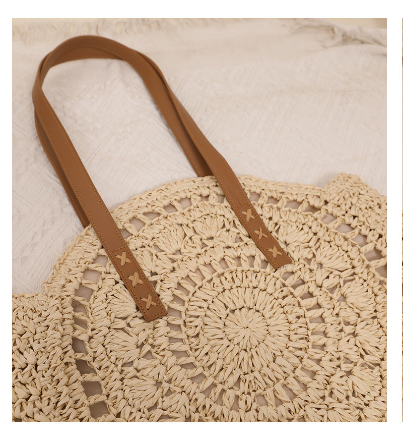 Round Straw Bag