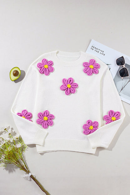 Embroidered sweater