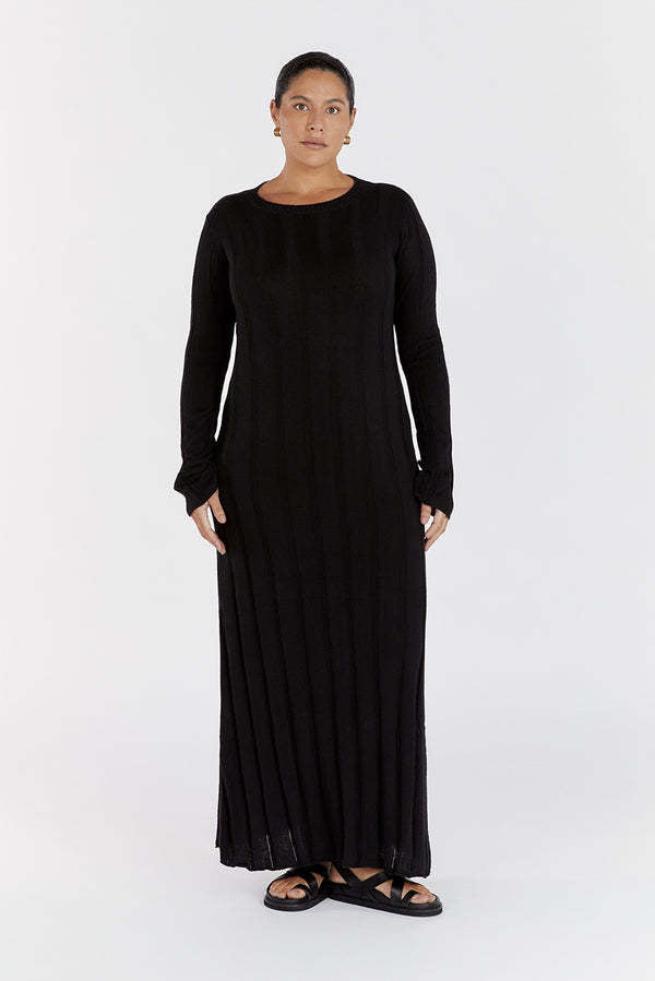 Knitted maxi dress