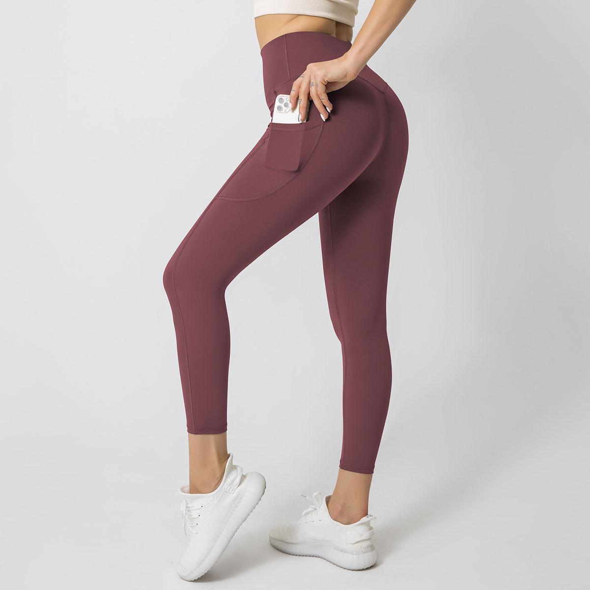 High waist leggings with side pocket