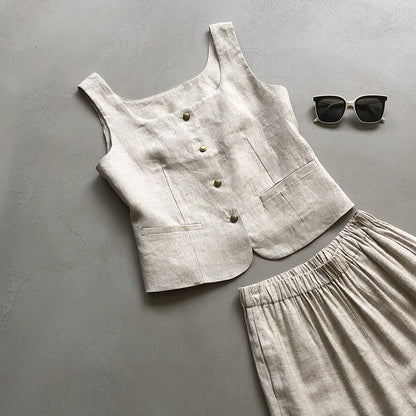 Linen Vest