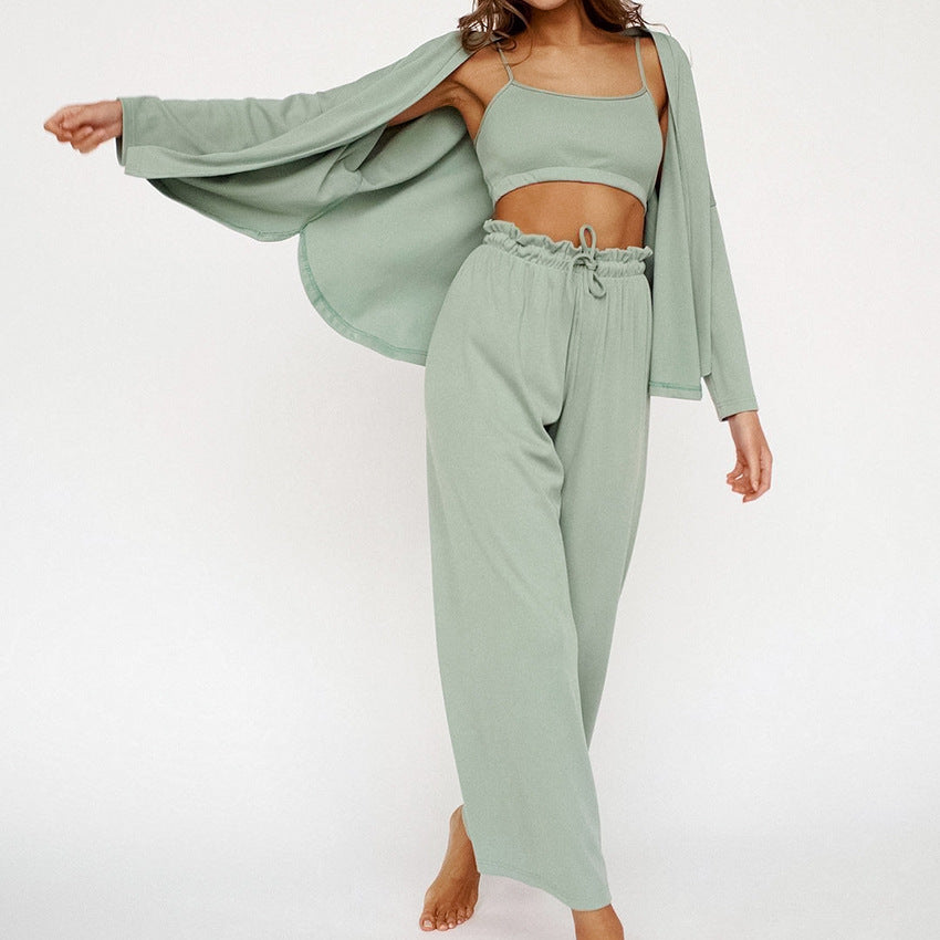 Soft three Piece loungewear set