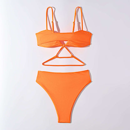 Bikini set with strap detail