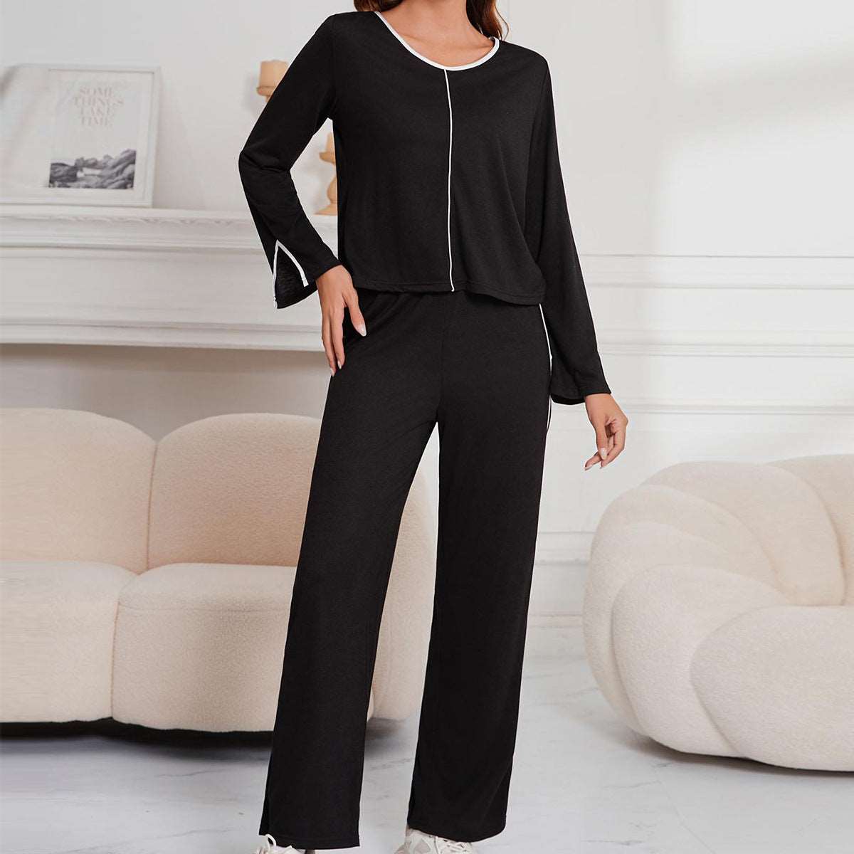 Comfy knitted loungewear set