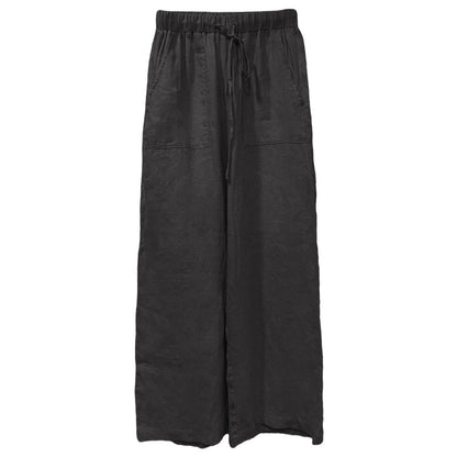 Pure Linen straight leg trousers