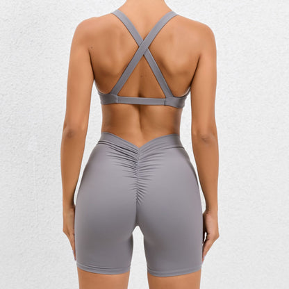 Sports set: 2 piece Sports bra and shorts