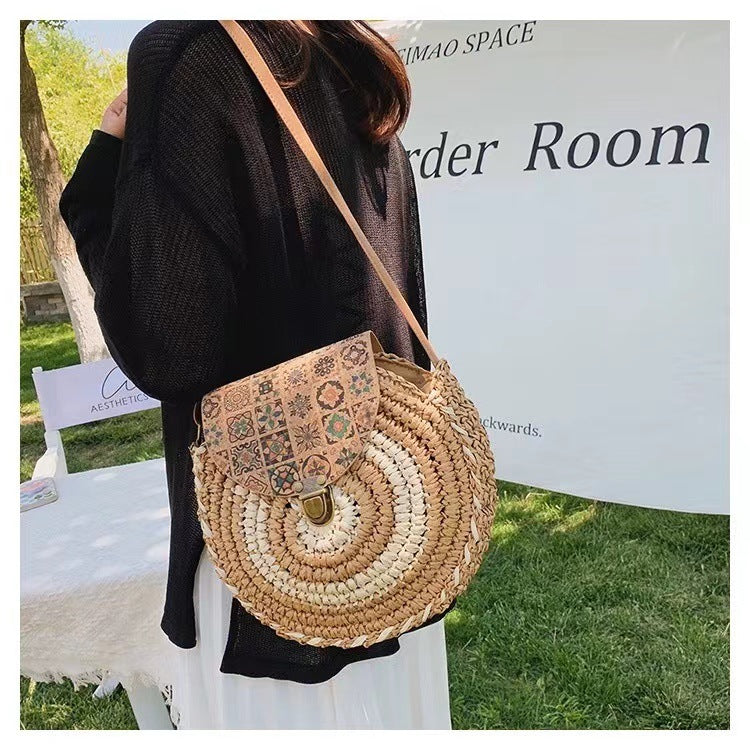 Round summer bag