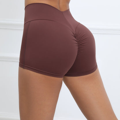 Ruched back shorts