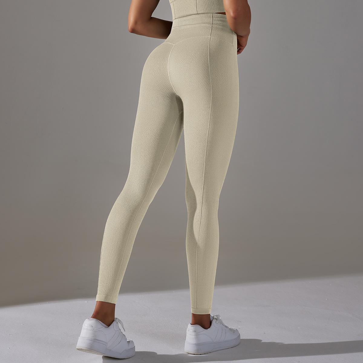 Textured high waist shaping leggings