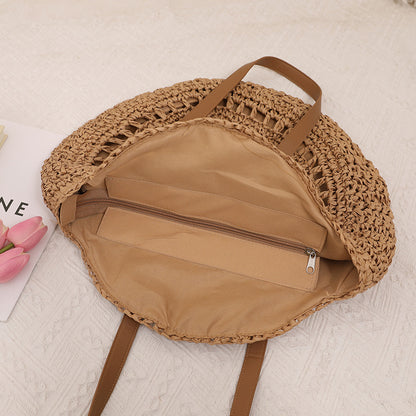 Round Straw Bag